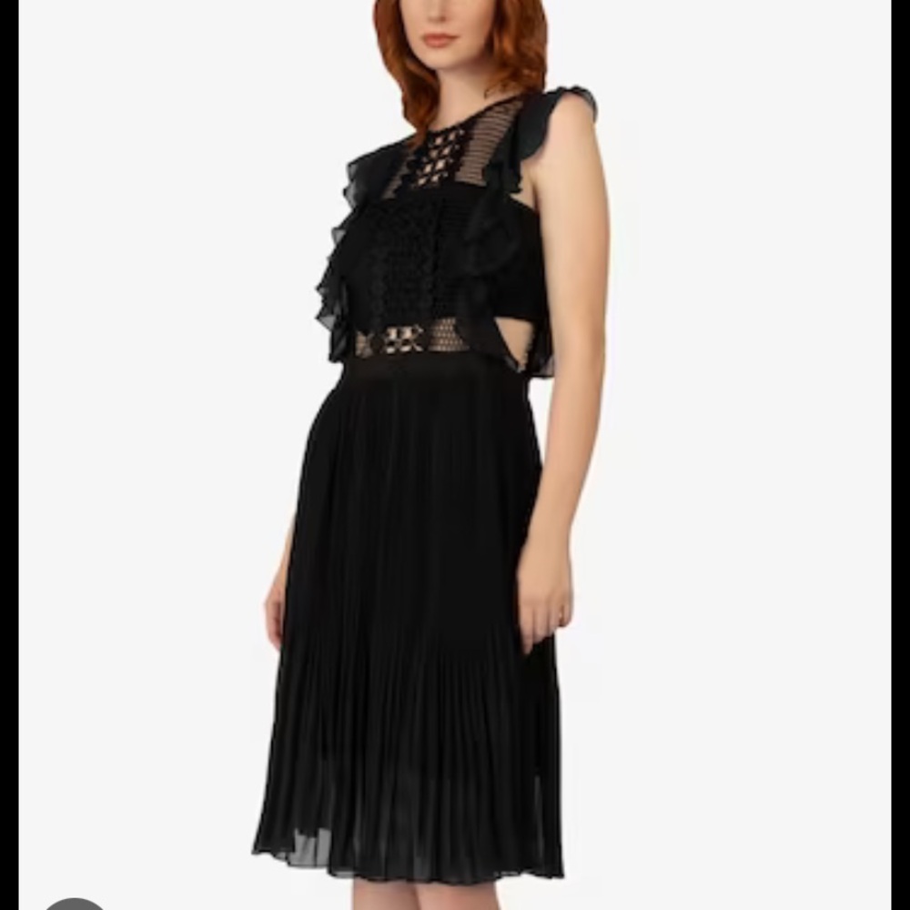APART Glamour navy and black midi dress- NWT